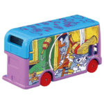 Takara Tomy Dream Tomica SP Tom & Jerry Wrapping Bus Purple - Image 2