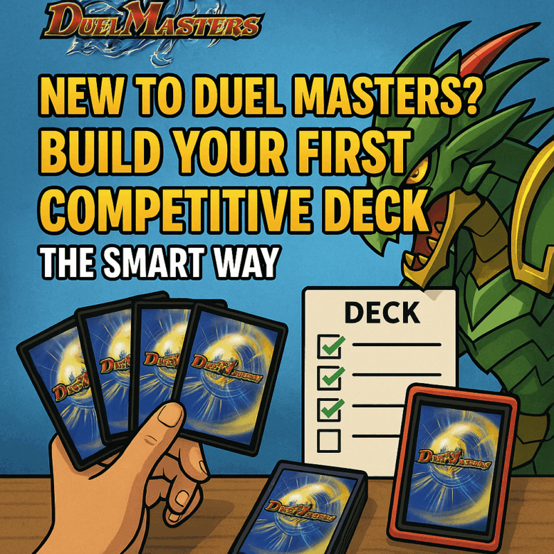 Starting out in Duel Masters can feel overwhelming — five civilizations, dozens of mechanics, and thousands of cards. But building your first deck doesn’t need to be complicated or expensive. By following a structured approach, you can create a competitive-ready Duel Masters deck that’s fun to play, strong at locals, and future-proof for upgrades. This guide shows you how to build smart from day one.